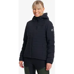 Flex Stretch Hooded Down Jacket Damen Black, Größe:M - Winterjacken - Schwarz
