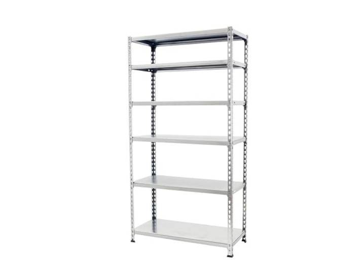 Simon Rack Metallregal 2500x1000x400 mm - Simonclick 6 Höhen, Metallablage, Biegepunkt 180 kg, Korrosionsschutzlackierung, Klicksystem-Montage, Verzinkt