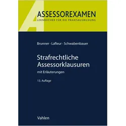 Assessorexamen / Strafrechtliche Assessorklausuren, Fachbücher von Meike Lafleur, Peter Schwabenbauer, Raimund Brunner