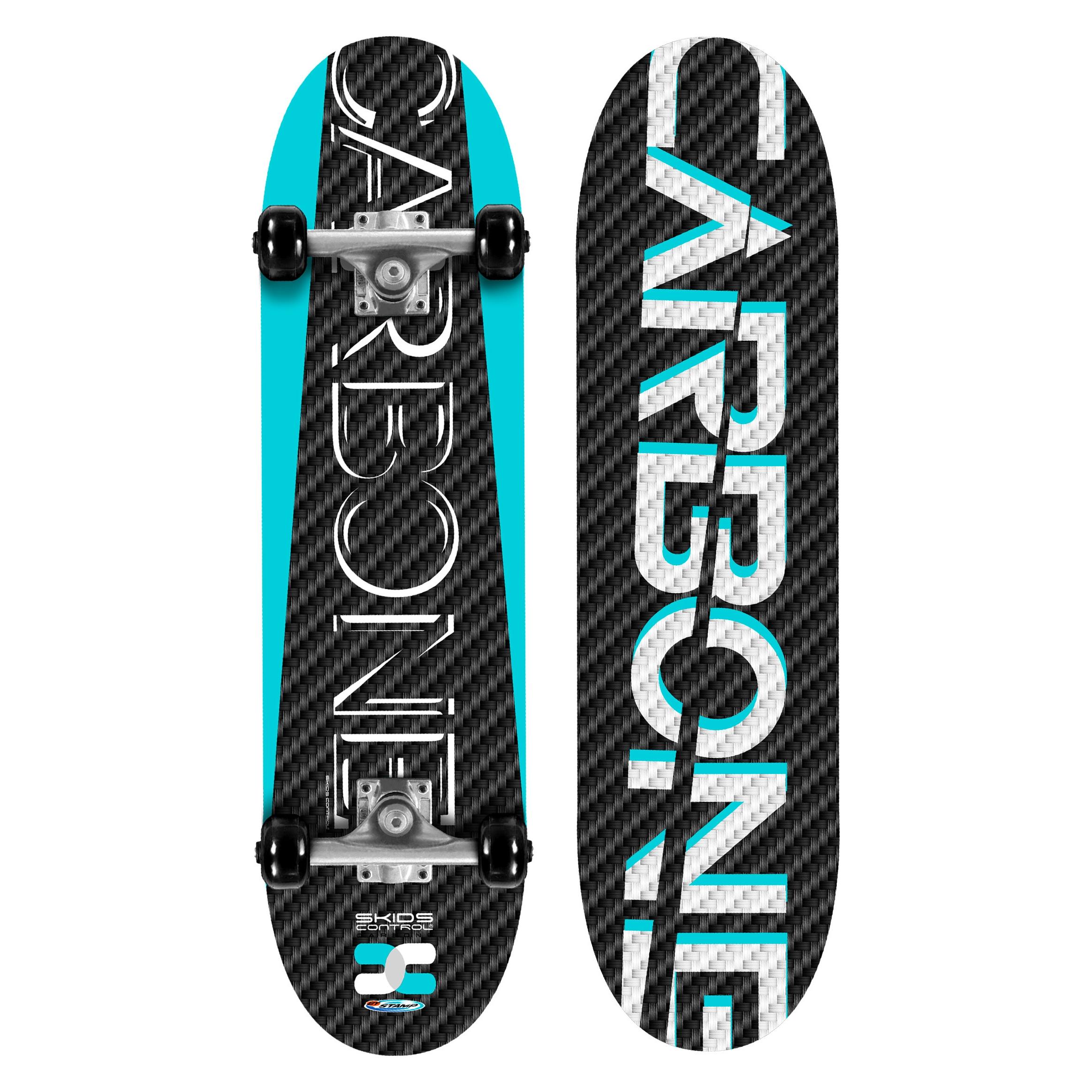 Stamp Skateboard CONTROL CARBON 70 x 20 cm (27.56") (60296)