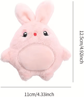 Inspire Curations Plush Mouse & Bunny Bite Resistant Pet Toy Set rabbit