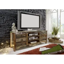 TV-Board Altholz 160x45x60 mehrfarbig lackiert NATURE OF SPIRIT #16