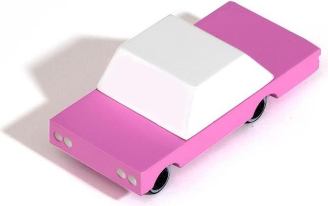 Candylab Houten speelgoedauto Roze limousine