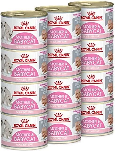 Royal Canin Comida Húmida Para Gatos Mother Babycat 195g 12 Unds