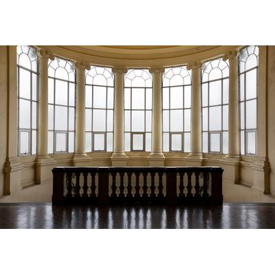 Fototapete PAPERMOON "ARCHITEKTUR-SCHLOSS ARKADE", bunt, B:4m L:2,6m, Vlies, Tapeten