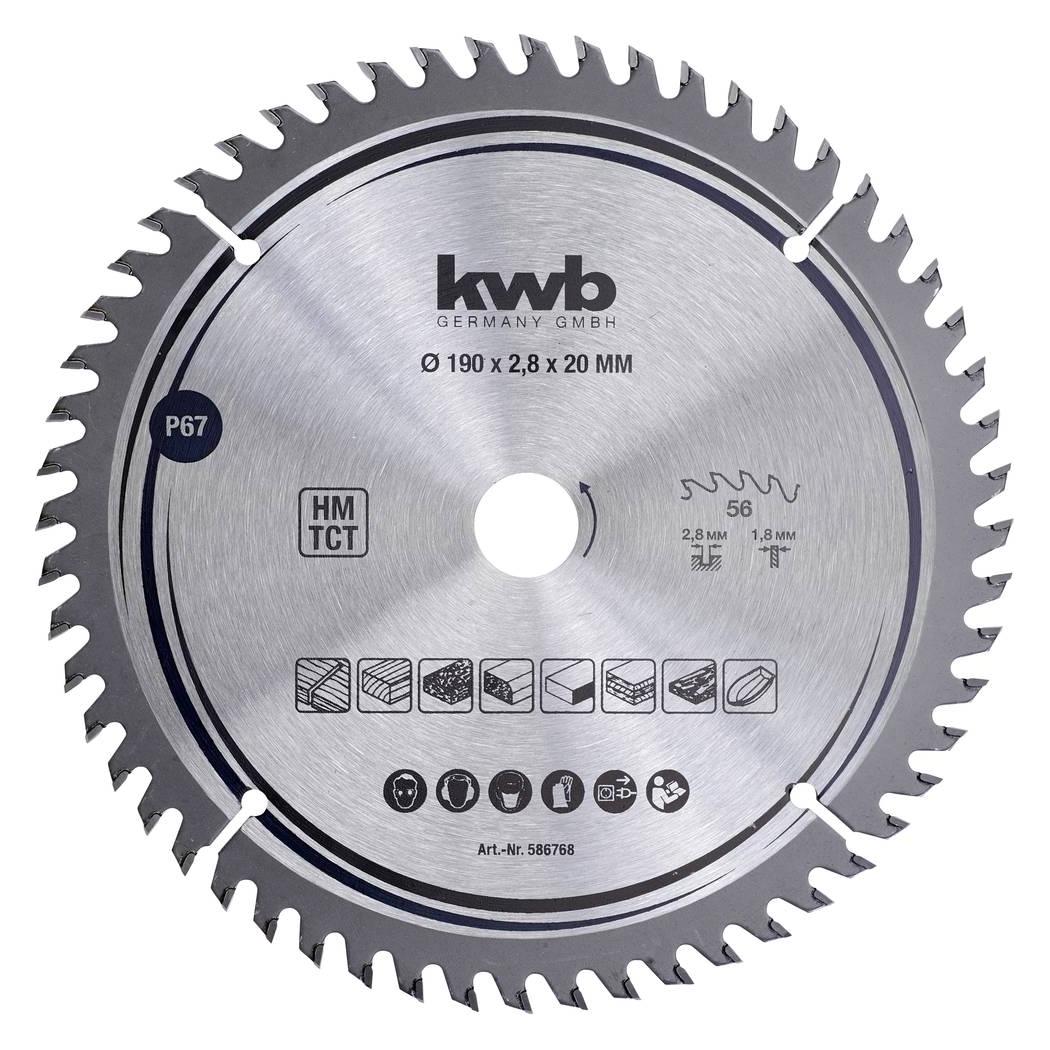 kwb Hartmetall Kreissägeblatt (586768)