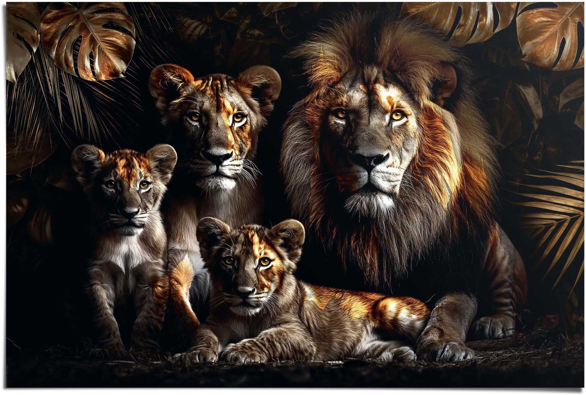 Tiere 1 Stk. tlg. Hobbyraum - Schwarz - Bilderdruckpapier - Tiere - 91,5x61 cm farbe bild(er): schwarz B/H/T: 91,5cm x 61cm x 0,1cm, Tiere, 1 Stk.