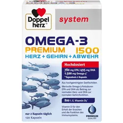 Doppelherz system Omega-3 Premium 1500 120 St