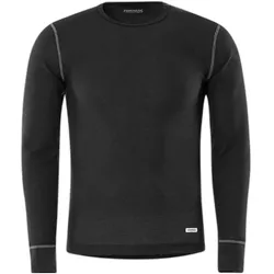 Fristads, Zubehör Elektroinstallation, T-Shirt Langarm 787 OF Schwarz (Herren) M