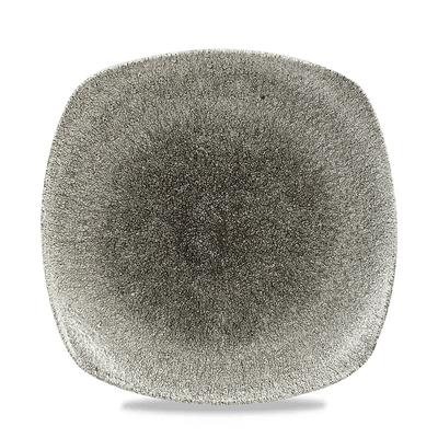 Churchill Raku Quartz Black Platte Quadrat.25,2cm