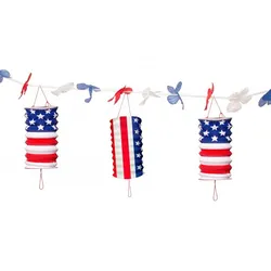 Folat Laternen Girlande USA Party