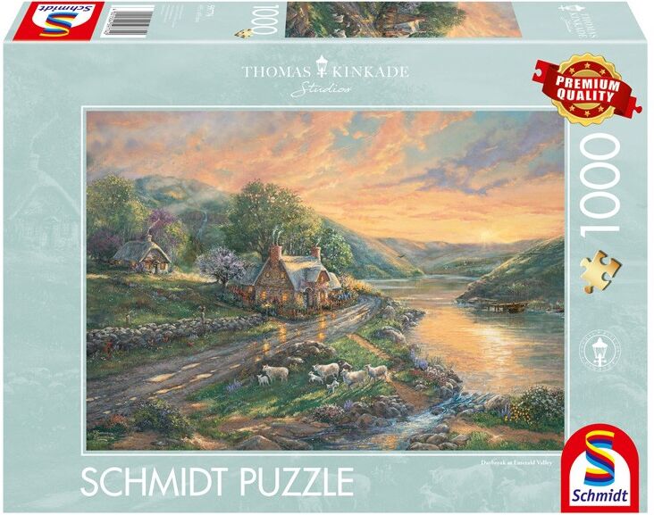 Puzzle 1000 pcs Aube à Emerald Valley Schmidt