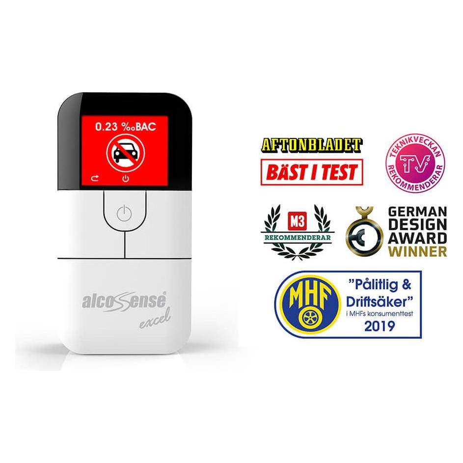 AlcoSense Laboratories ALCOSENSE Breathalyser (EXCEL-SC)