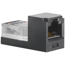 Berker 1980 Mini Jack 8-polig schw RJ45 Cat5E Zubeh.