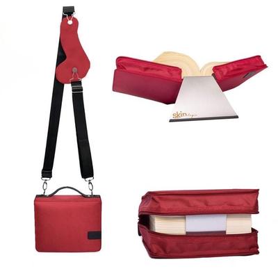 Buchhüllen-Tasche - rot, von SKIN Barth & Bauer e. K., SKIN von Barth & Bauer