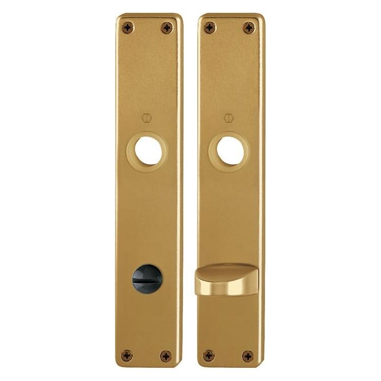 Hoppe Langschildpaar 202SP F4 / bronzefarbig F4 SK/OL 78 mm (Türschildgarnitur) (3105027)