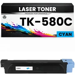 Toner TK-580C Cyan hochwertige Kyocera alternative TK580C Premium & Günstig für Kyocera FS- P6021, Kyocera FS-C5150DN