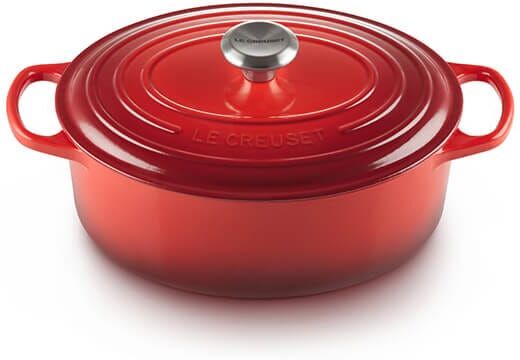 Le Creuset Signature Cerise Cast Iron 27cm Oval Casserole