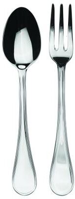 Mepra Stainless Steel Boheme Serving Set (Fork and Spoon)
