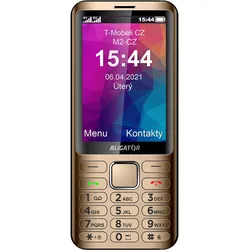 Aligator D950 (3.5") Gold Senior phone (3.50", 2 Mpx), Tastenhandy, Gold