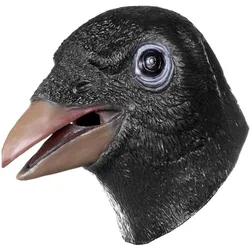 Metamorph Krähe Maske aus Latex