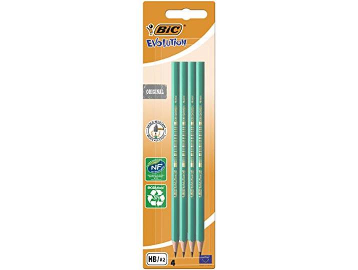 BIC potlood ECOlutions EVOLUTION 650 HB, groen 4 Stuk groen