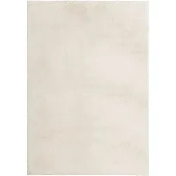 Webteppich Fuzzy 3 in Creme ca. 160x230cm