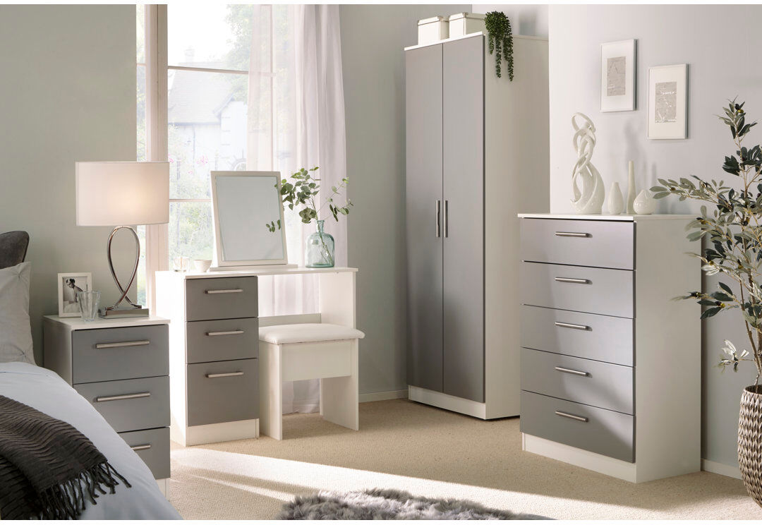 Union Rustic Fully Assembled Harshal 3 - Drawer Chest of Drawers Dusk Grey/White 88.5cm H X 76.5cm W X 41.5cm D