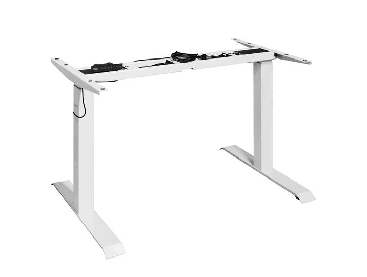 Schreibtischgestell Unieux 110 x 70 x 60cm Weiß/Weiß