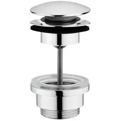 Herzbach Ablaufventil 11.452300.1.01 1 1/4", mit Push-Druckverschluss, chrom
