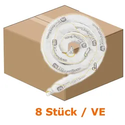Absorptionsstrumpf PIG® Oil-Only Sperren 8 Stück Abmessung 8 cm Dia x 300 cm, Absorbiert 60 L je Beutel