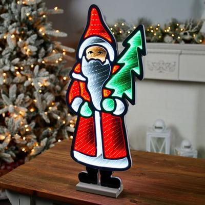 Melrose International Santa LED Infinity Light Red , Red