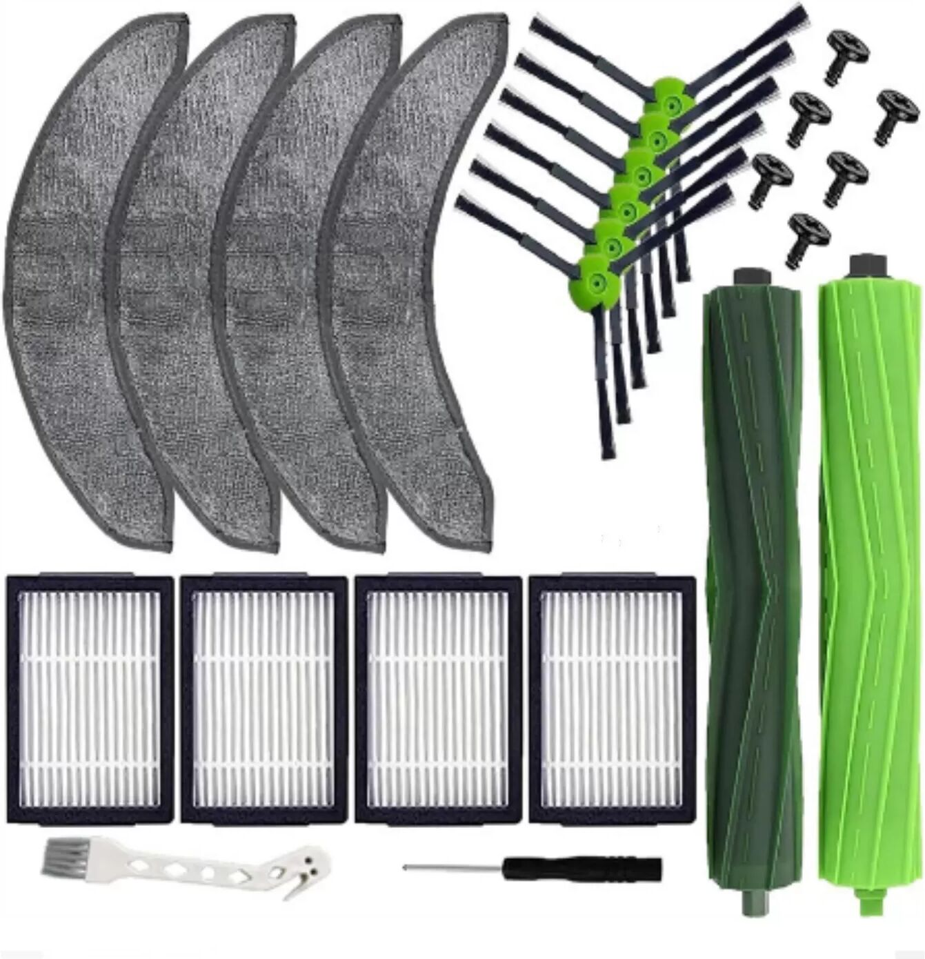 INF Accessoires pour robot aspirateur iRobot Combo J7/J9 23 pièces