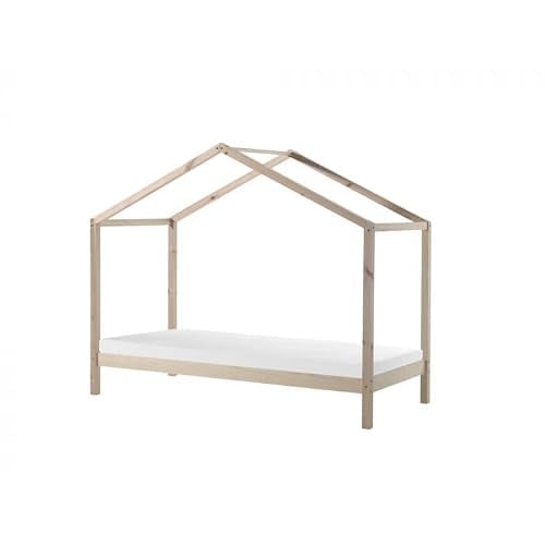 Vipack Huisbedset DALLAS 3 inclusief matras, beuken naturel, 90 x 200 cm