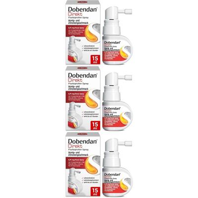 Dobendan Direkt Flurbiprofen Spray Honig & Zitrone 3x 3x15 ml