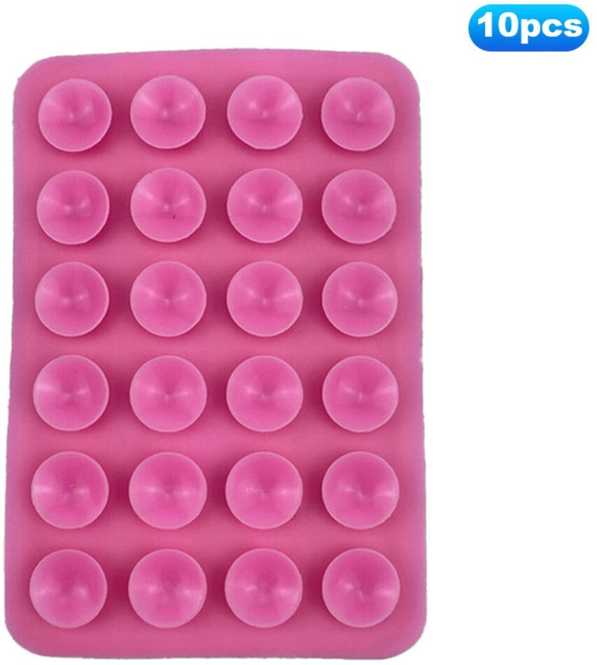 INCOVER Silikone Sugekop Mobilholder - 10-Pak - Lyserød