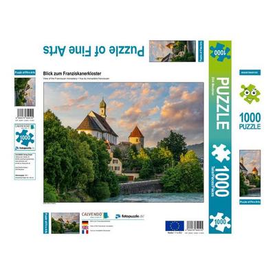 CALVENDO Puzzle Blick zum Franziskanerkloster | 1000 Teile Lege-Größe 64x48cm Foto-Puzzle für glückliche Stunden