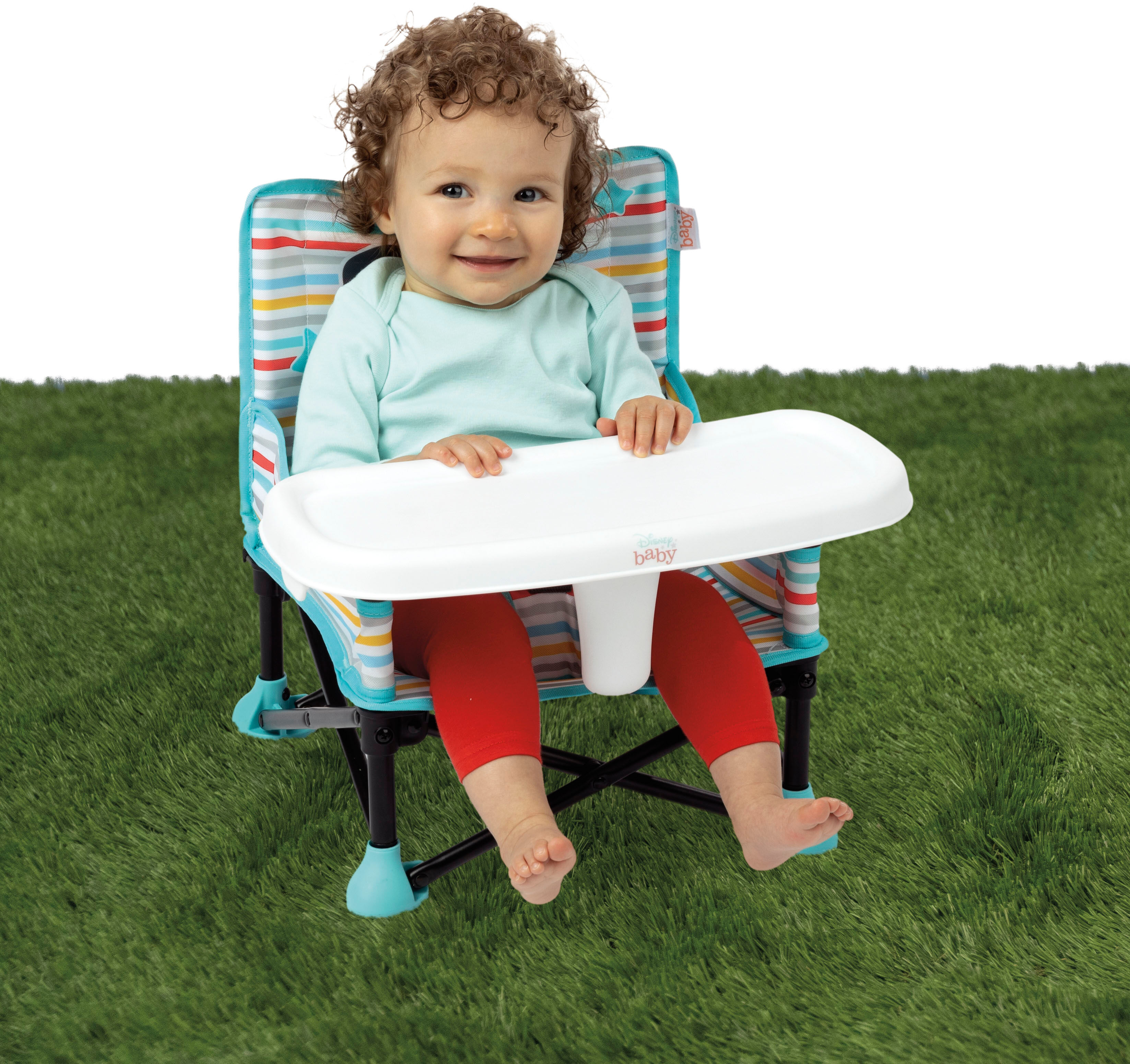 Tischsitz BRIGHT STARTS "Pop ‘N Sit™ Portable Booster Seat", Baby, bunt (mickey mouse), Tischsitze Tischsitz mickey mouse Einheitsgröße