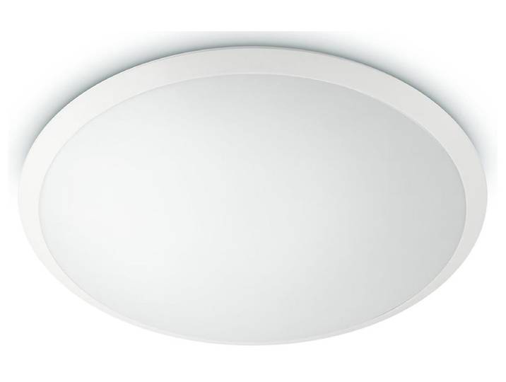 Deckenleuchte PHILIPS Wawel, 36 W , weiss (weiß), H:6,9cm Ø:48cm, Leuchten, Deckenleuchte