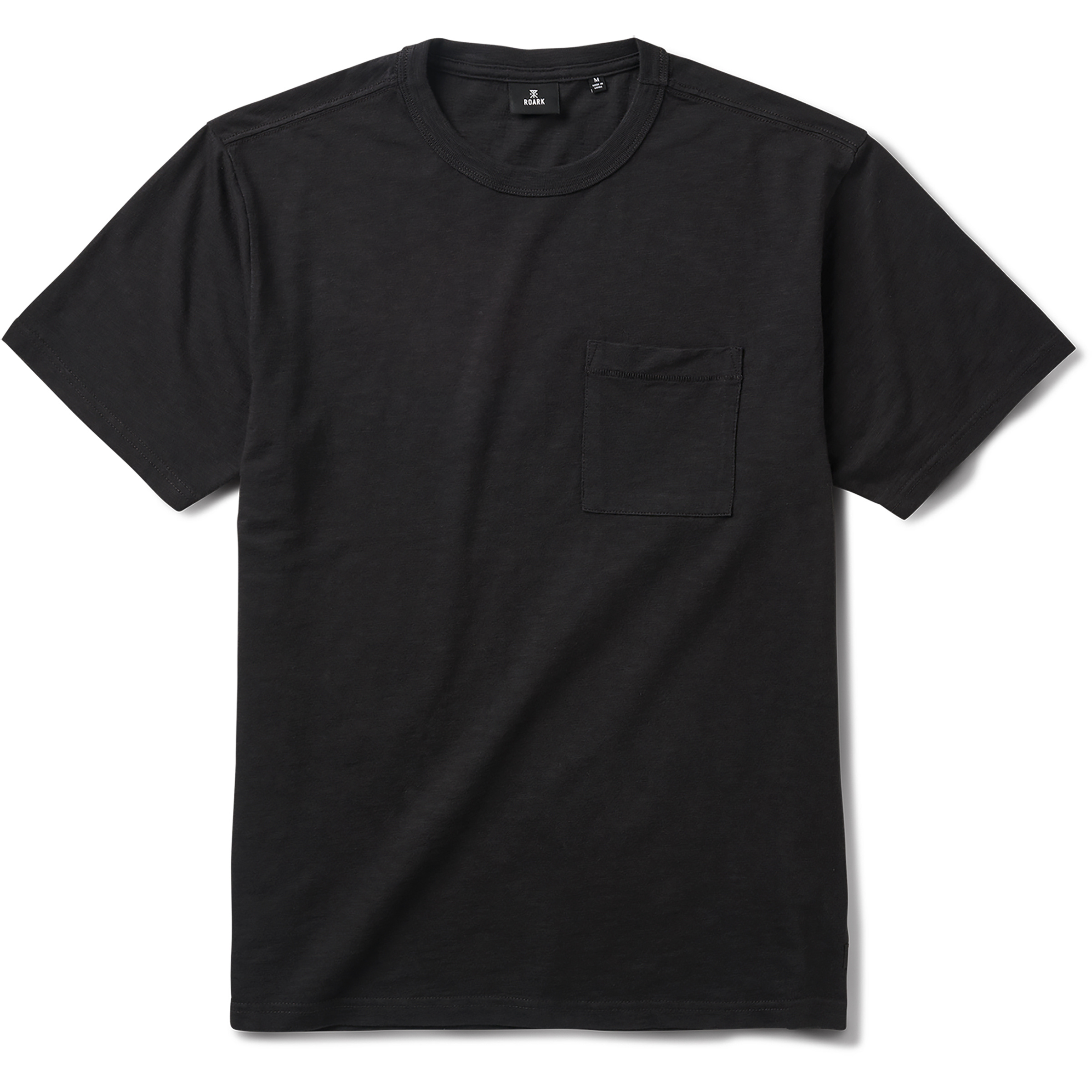 Roark Well Worn Pocket Herren T-Shirts schwarz Größe XXL Lifestyle Hautfreundlich