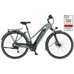FISCHER Trekking E-Bike VIATOR 2.1 ACTIVE - grün, 28 Zoll, RH 45 cm, 459 Wh
