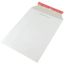 20 Versandtasche Karton A3, 310 x 445 x 30 mm, weiß, Vollpappe