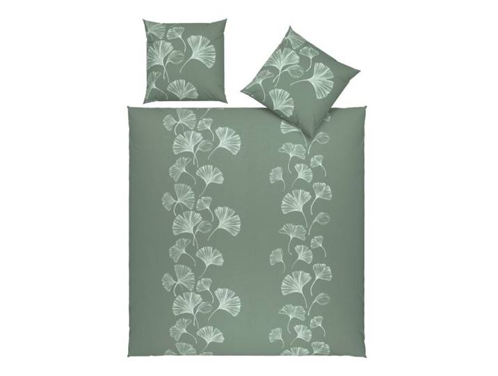 Bettwäsche mit Ginkgo-Blättern – 65x65 cm