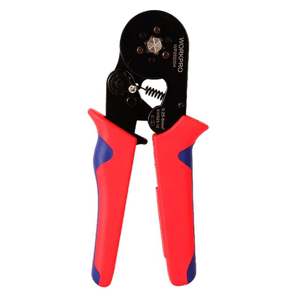 Workpro Electrical ferrule crimping tool, hexagonal crimping 175 mm - 0.25 - 06,00 mm² (175 mm) (66299679)