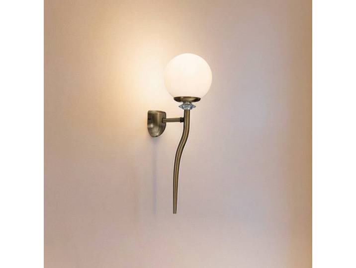 Wandlampe Glory ROYALTECH, dimmbar, messing / gold, für Wohn- / Esszimmer, Metall, Wandleuchte, Wandlampe Innen