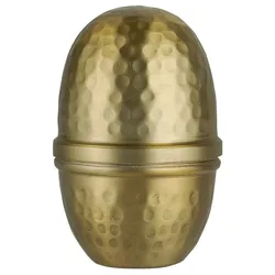 IB Laursen Osterei Kalinka aus Aluminium, H13 x Ø9 cm, gold