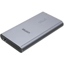Unitek OBUDOWA NA DYSK/KLONOWANIE 2XM.2, PCIE/NVME (M.2), Festplattengehäuse, Grau