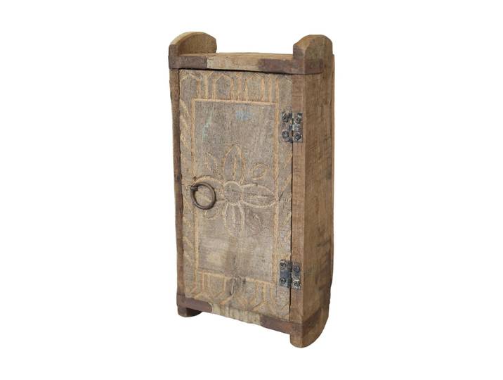 Mehrzweckschrank Chic Antique Grimaud aus Backsteinform Nature , braun, B:9cm H:32cm T:15cm, Schränke, Mehrzweckschrank
