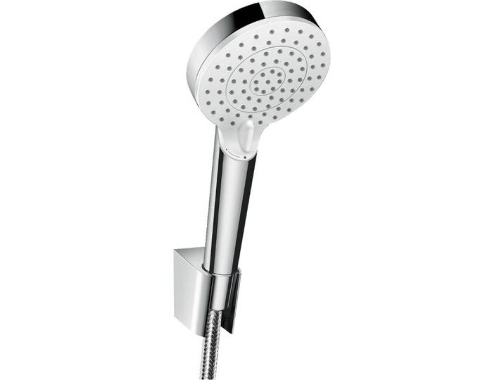 Hansgrohe Crometta vario porter doucheset ecosmart met slang 125cm wit chroom