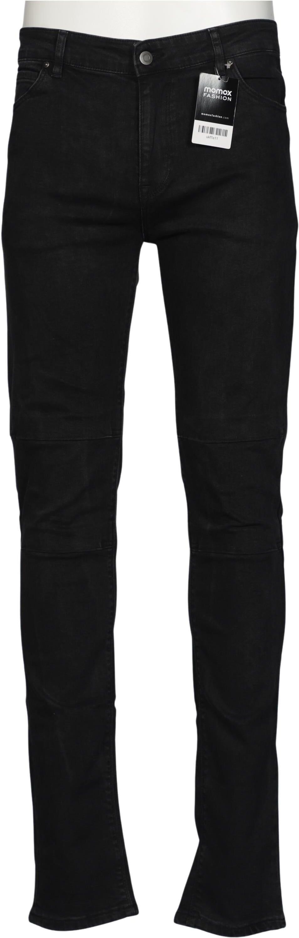 asos Herren Jeans, Schwarz, Gr. W33, Baumwolle / Elasthan - Second Hand